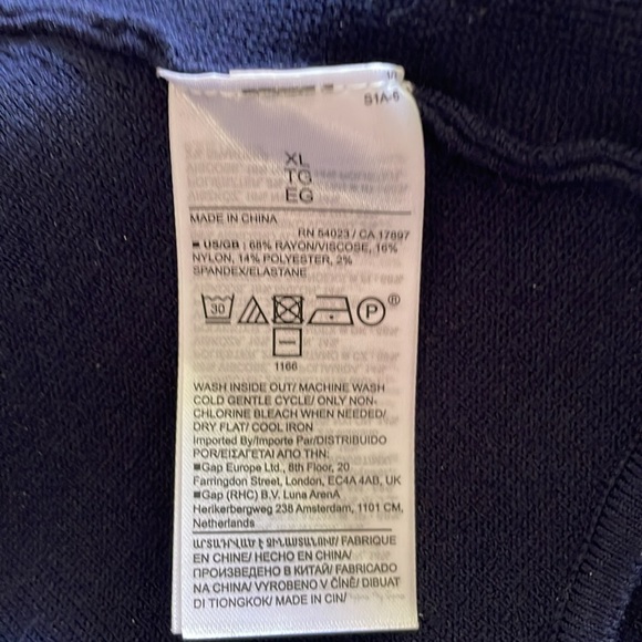 Banana Republic Navy Sleeveless Thong Bodysuit sz XL - Picture 2 of 8